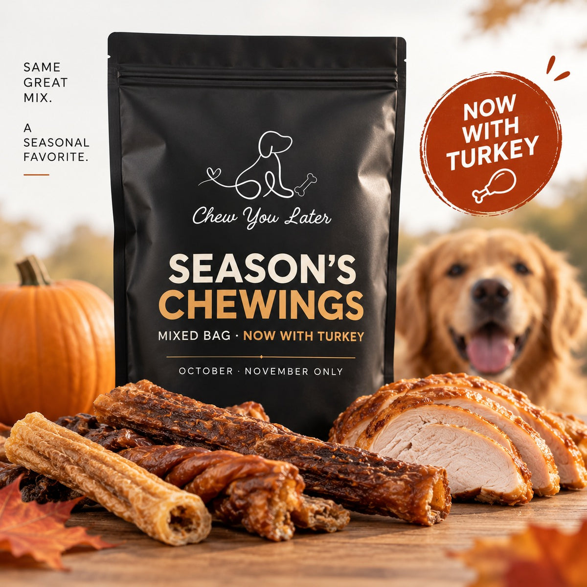 Halloween and Turkey Chews